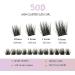 3D Fake Lashes Set - Individual False Eyelashes with Eyelash Glue and Tweezers for Beginners Reusable - Buy Online on SooperMarket.com