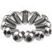 Wanyifa 12Pcs Ti Titanium Bolts Torx M5x10 for Bicycle Disc Brake Cycle Rotor Screws Gr5 - Buy Online on SooperMarket.com