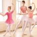 MOLLDAN Girls Ballet Leotard with Shiny Skirt and Ruffle Sleeves - Z-bow Burgundy - Size 6-8 Years - Buy Online on SooperMarket.com
