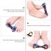 Healeved Clip Board 12pcs Toe Alignment Stretchers for Hallux Valgus with Blue Belt - Men's Foot Corrector Tool - Elastic Bunion Corrector and Toe Straightener Braces (Blue x3pcs) - Buy Online on SooperMarket.com