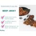 PawGang - Beef Jerky 200g - 100% Natural EU Sourced Treats for Dogs Puppies Young Adult Old Small and Large Dog - Tasty Air Dried Chews Snacks - Healthy Hypoallergenic - Low Fat Grain Free - BARF Raw - Buy Online on SooperMarket.com