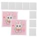 10 Cleansing Cotton Facial Wipes Makeup Remover Face Scrub Pads Facial Wipes for Women Facial Makeup Pads Face Pads Exfoliating Pads Convenient Face Remover Pads Small Makeup Pad