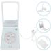 FOMIYES Heater Warmer Makeup Mirror Facial Care Heater Sheet Heating Device White - Buy Online on SooperMarket.com