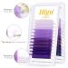 Ombre Purple 0.07C Colored Eyelash Extensions 15mm - Fast Fanning Easy Fan Lashes - Buy Online on SooperMarket.com