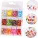 Healeved 36 Boxes Nail Art Accessories Resin Charms Slices Polymer Clay Spacer Beads 3D Slice Fruits Phone Shell Charms Resin Making Charms Nail Art Slices Manual Decorations Soft Pottery 14.2X8.8X2.5CMx3pcs Assorted Colorx3pcs - Buy Online on SooperMarket.com