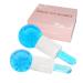 Ice Globes for Face Facial Ice Globes Ice Globes Face Cooling Globes for Tightens Skin Dark Circles Reduce Puffiness and Daily Skincare(Blue)