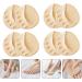 DOITOOL Womens 20 Pairs Cushion Honeycomb Metatarsalgia Socks - Invisible Half Toe Separator Non-Slip Sandals - Buy Online on SooperMarket.com