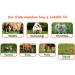 Shorefields Fresh Meadow Hay - Animal Feeding Hay Bale for Rabbits Guinea Pig Horses Hamsters Ponies - Nutritious Grasses & Wildflowers Blend - Green & Dust Free - Buy Online on SooperMarket.com