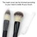 100pcs Makeup Brush Mesh Protector - Reusable Elastic Dust Cover Guard for Cosmetics - Buy Online on SooperMarket.com