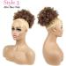 Afro Puff Drawstring Ponytail with 2 Bangs Afro High Puff Bun with Spring Curl Bangs and Afro Puff Bangs Clip in Hairpieces Pineapple Updo Ponytail with Bangs(T1B/30) 1 ponytail+ 2 bangs T1B/30 - Buy Online on SooperMarket.com