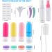 Vexillic 16-Piece Silicone Travel Bottles Set - 90ml BPA-Free Bottles for Shampoo Cream & Shower Gel - Perfect for International Travel - Buy Online on SooperMarket.com