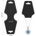 Zezzxu 250 Pack Black Kraft Paper Necklace & Bracelet Display Cards Jewelry Packaging Tags for Necklaces, Bracelets, Keychains - Buy Online on SooperMarket.com