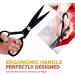 Premium 9-inch Fabric Scissors for Sewing - High Density Carbon Steel Shears with Bonus Measuring Tape for Fabric, Leather, and Metal Cutting - Buy Online on SooperMarket.com