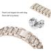 Mtozon Bling Bands for Fitbit Charge 5 - Dressy Metal Bracelet with Luxurious Rhinestones - Women's Soft Gold Wristband Replacement - Buy Online on SooperMarket.com