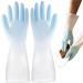 Cleaning Gloves Reusable Dishwashing Gloves Rubber Gloves Anti Slip Household Gloves for Kitchen Bathroom for Palm Width 3.6''-3.9 - Buy Online on SooperMarket.com