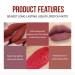 Matte Liquid Lipstick Makeup Set - 3 Pcs Long Lasting Smudge Proof Lip Gloss | High Pigmented Velvety Nude Red Lip Stain Gift Set for Women & Girls - Buy Online on SooperMarket.com