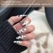 Noverlife 1100PCS C Curved Half Cover Almond False Nail Tips - Clear & Natural | 11 Sizes - Acrylic Long Fake Nails for Nail Art Manicure Pedicure at Home or Salon - Buy Online on SooperMarket.com