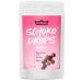 Gymqueen low carb chocolate drops Edelbitter 200g 75% cocoa content calorie reduced only 1.8g sugar per 100g for muffins cakes and desserts or as delicious chocolate topping for muesli vegan 200 g (1 Pack)