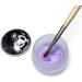 Crystal Glass Nail Art Dappen Dish with Cover - Acrylic Powder Liquid Container for Beauty Art Nails | HJ-NAPB025 - Buy Online on SooperMarket.com