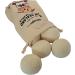 Wool Dryer Balls Quicker Drying Reduces Wrinkles and Ironing Replaces Fabric Softener 6 Large New Zealand Wool Balls Lasts More Than 1000 Loads - Buy Online on SooperMarket.com