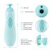 Lupantte Electric Baby Nail Trimmer with Light and 6 Grinding Pads - Safe Nail File and Clippers for Newborns, Infants, Toddlers, Kids and Adults - Green - Buy Online on SooperMarket.com