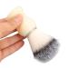 Portable White Razor Brush | Curved Handle Hairdresser Dust Brush for Easy Styling - Buy Online on SooperMarket.com