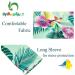 UPF 50+ Baby Girl One Piece Swimwear with Sun Hat | Toddler Swimsuit Set | Green Flower | 3-6 Months - Buy Online on SooperMarket.com