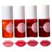 4 PCS Lip Glaze Set - Natural Waterproof Lip Gloss | Long-Lasting Non-Sticky Fruit-Flavored Lip Stain for Daily Use - Buy Online on SooperMarket.com