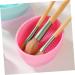 Silicone Makeup Brush Scrubber Bowl & Drying Rack | Ultimate Brush Cleaning Tool | Efficient Storage for Makeup Brushes - Buy Online on SooperMarket.com