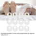 Transparent Foot Corn Remover Cushions - 6 Pairs for Toe Corn and Callus Removal - Buy Online on SooperMarket.com