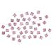 Unique Square Pointed Bottom Rhinestones For Nail Decoration Eye Catching Nail Accessories Square Pointed Bottom Rhinestones Pink big