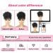 Allyreetress Afro Puff Drawstring Ponytail with Bangs - Short Kinky Curly Bun for Black Women - 3 Piece Set in 1B-Black - Buy Online on SooperMarket.com