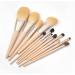 Buy DFHBFG 12-Piece Wooden Handle Makeup Brush Set | Premium Powder Shadow & Eyebrow Brushes | International Shipping Available - Buy Online on SooperMarket.com