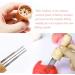 ZMAAGG Felting Needle Set - 43 Pieces with Wood Handles, Awl, and Instruction for DIY Felting - 3 Sizes Included - Buy Online on SooperMarket.com