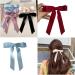 JSGHGDF Bowknot Hair Clip Elegances Long Ribbon Bowknot Shape Spring Hair Clip for Girl Photography Styling Tiaras Beige - Buy Online on SooperMarket.com