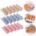OSALADI 6 Pcs Egg Storage Box Eggs Multi- Grid Egg Boxes Egg Holder Tray Egg Container Refrigerator Egg Tray - Buy Online on SooperMarket.com