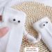 Couple Holding Hands Socks - Funny Magnetic 3D Doll Couple Socks | Unisex White 4 Pair - Buy Online on SooperMarket.com