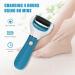 Professional Electric Foot File Callus Remover | Rechargeable Pedicure Tool for Smooth, Soft Feet | Includes 2 Coarses | Blue - Buy Online on SooperMarket.com