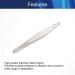 Hegebeck Stainless Steel Tweezers Straight Multi Purpose Tweezer Tweezers Hand Tool for Plants Splinter Facial Ingrown Hairs Remover with Round Tip 16cm 4pcs - Buy Online on SooperMarket.com