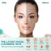 Silicone Electric Facial Cleansing Brush | Waterproof Heated Sonic | 4 Modes for Deep Cleaning & Exfoliating | Blackhead Removal | Mother's Day Gift | Green - Medium - Buy Online on SooperMarket.com