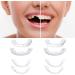 2 Pairs Veneers Dentures - Cover The Imperfect Teeth - for Temporary Tooth Repair- one Size fits All