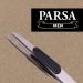 Parsa Men Professional Tweezers 9.6 cm | Sloping Grip Eyebrow Plucking Tool - Precision Hair Removal - Buy Online on SooperMarket.com