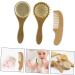 KALLORY Bath Brush Set - 3pcs Kids Spa Kit with Loofah Back Strap and Exfoliator Brush - Buy Online on SooperMarket.com