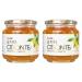 CNMART Traditional Korean Citron Tea 580g - Korean Flavour Jar by K-EATs (Pack of 2)