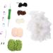 Lurrose 4 Sets Wool Doll Crochet Hook Key Hanging Decor Supply Knitted Key Pendants Crochet Supplies Simple - Buy Online on SooperMarket.com