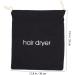 HAPINARY 12 Pcs Hair Dryer Storage Bag Travel Organizer Pouch Drawstring Storage Bag Hair Bag Fabric Black - Buy Online on SooperMarket.com