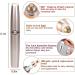 SiKii Eyebrow Hair Remover - Painless Precision Trimmer with LED Light (Rose Gold) | Facial Hair Removal for Women and Men - Buy Online on SooperMarket.com