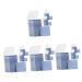 Housoutil 12 Boxes Glue Bottle Mouth Wipe Glue Bottle Wiping Pad Glue Cleaning Pads Lash Glue Residue Remover White Gel Make-up Remover Wipes Pink Gel Cleaning Wipes Cotton Pad Nail