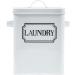 Laundry Detergent Container - White Canister with Scoop for Powder, Beads, Pods - 100 oz Capacity - Bathroom Storage Organizer - Buy Online on SooperMarket.com