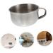 Shop Minkissy 7 Pcs Stainless Steel Shaving Soap Bowl Set - Wooden Man Soap Bubbles for a Superior Shaving Experience - Buy Online on SooperMarket.com